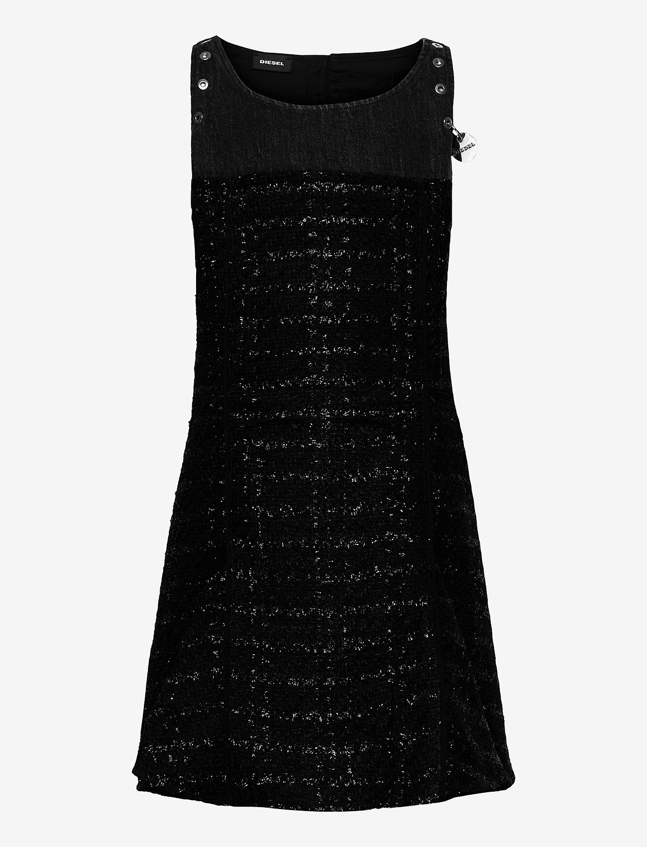 Diesel - DNAKELLA DRESS - kjoler uten ermer i avslappet stil - nero - 0