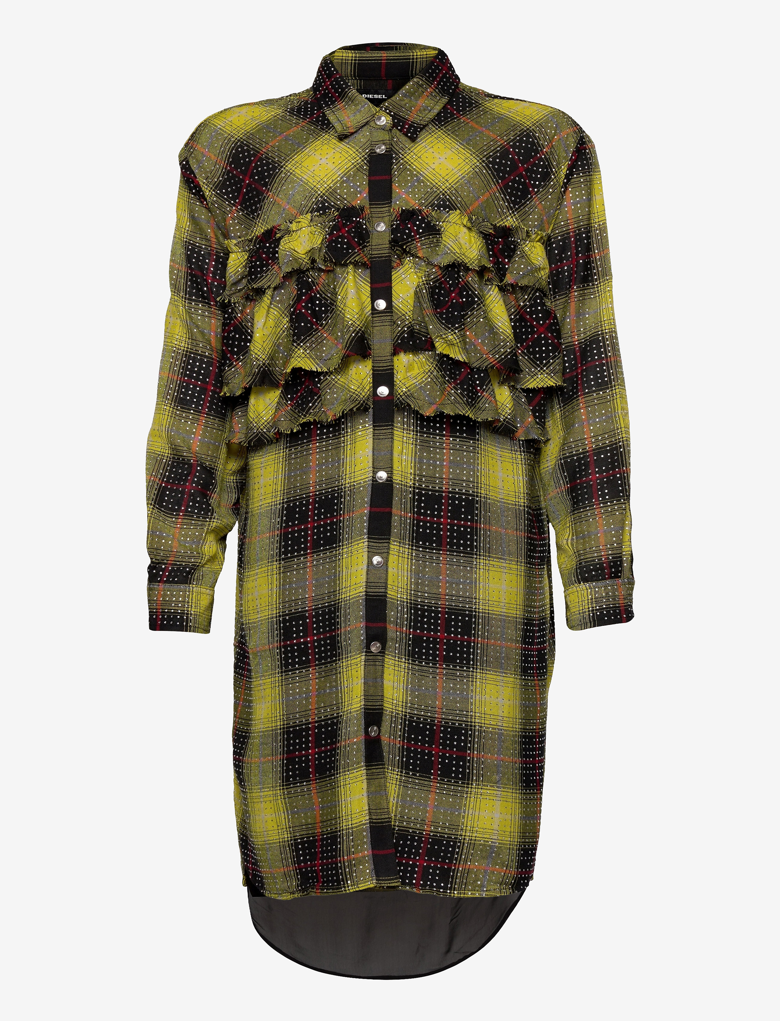 Diesel Darz Dress, 152, Green, Fritidskjoler > Fritidskjoler Med Lange Ærmer, Børn