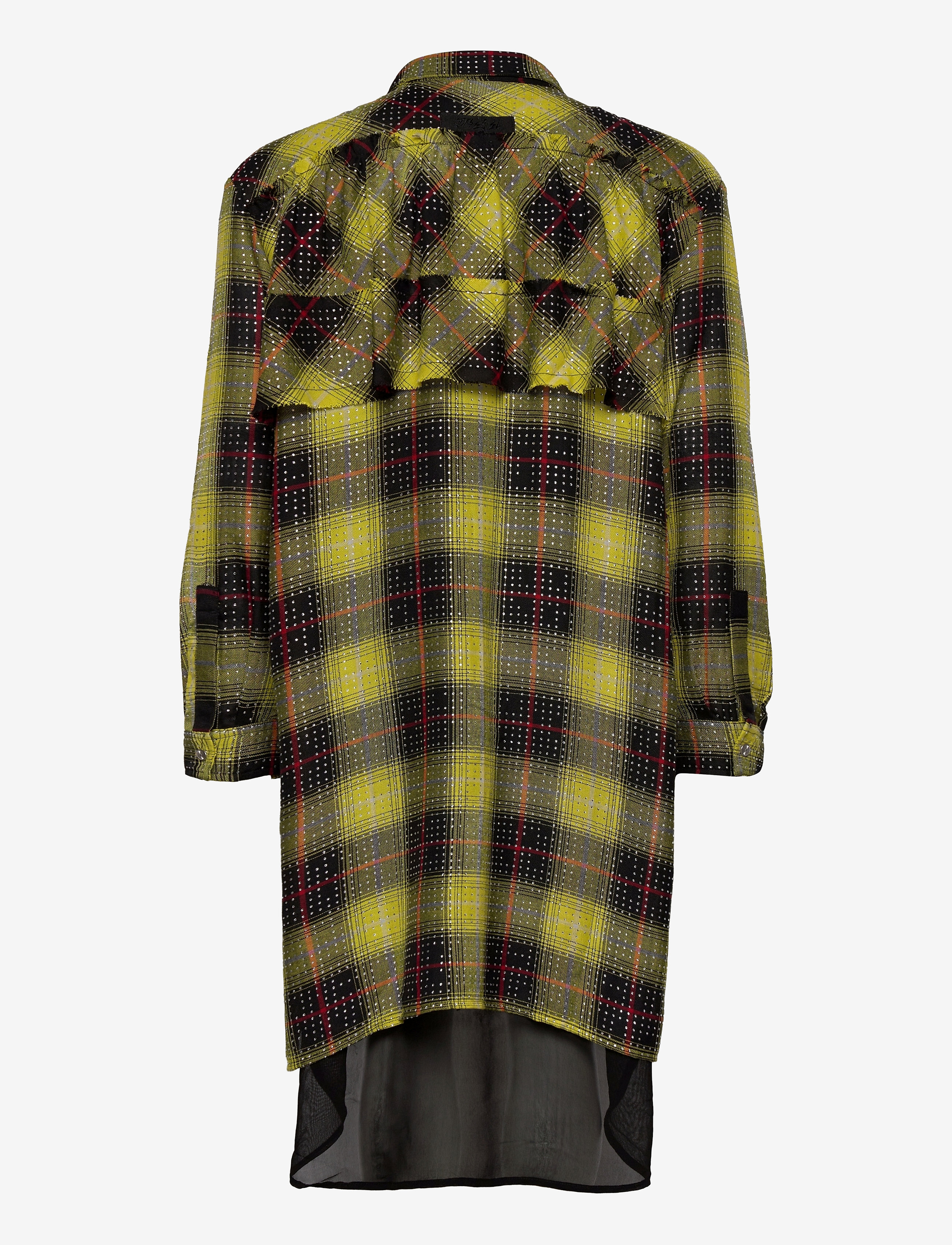 Diesel - DARZ DRESS - langärmelige freizeitkleider - super bright yellow - 1