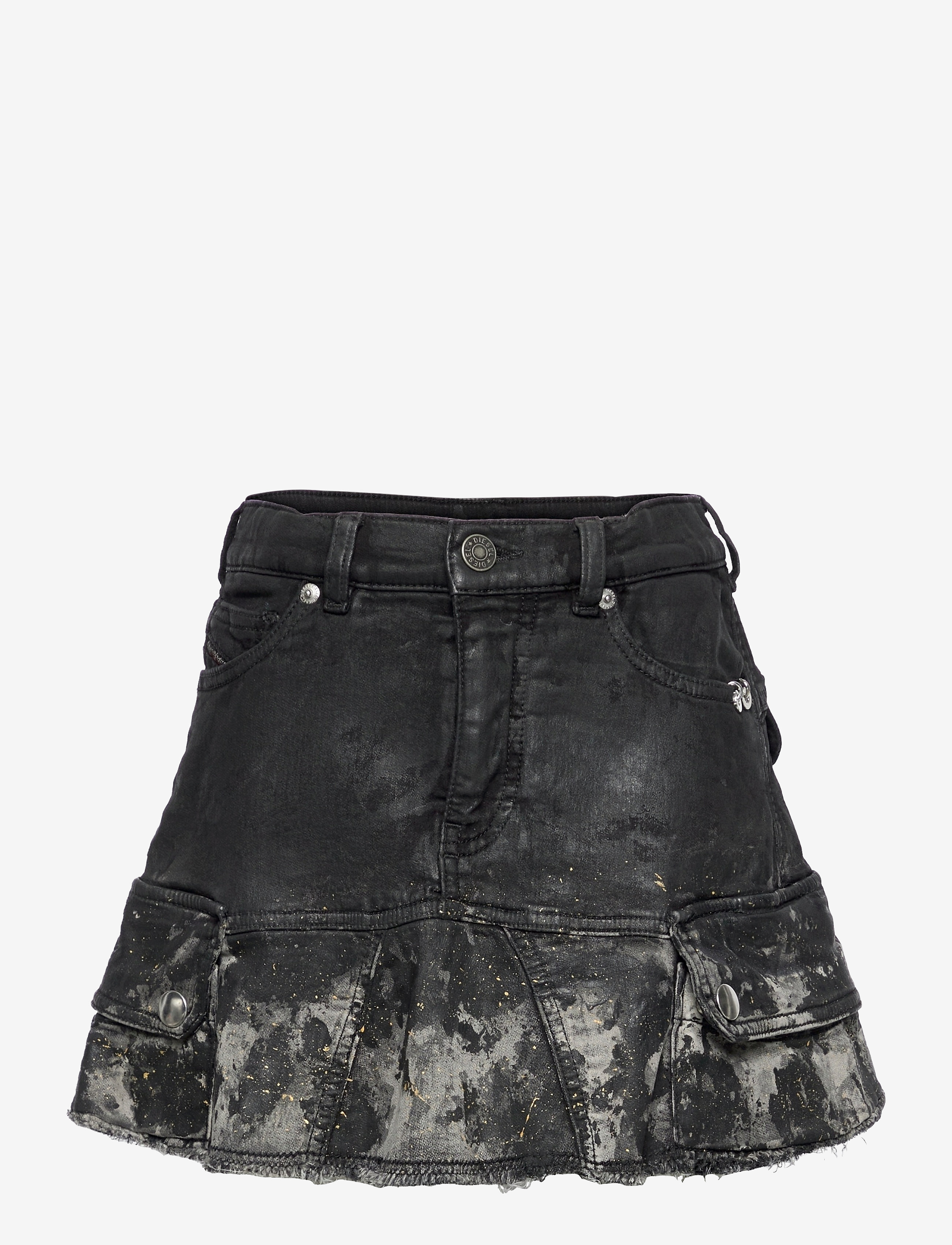 Diesel GAMATA JJJ SKIRT - DIESEL - DENIM NERO / black
