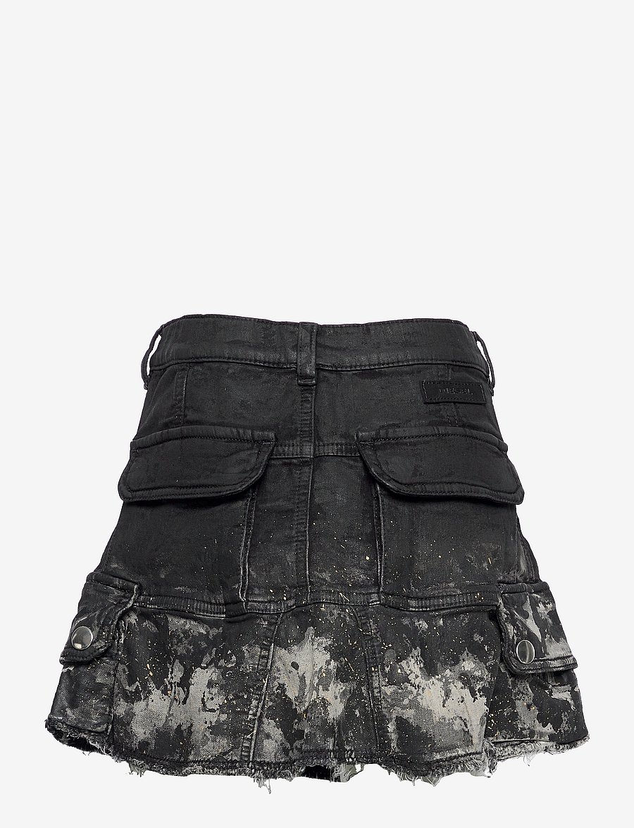 Diesel - GAMATA JJJ SKIRT - nederdele - denim nero - 1