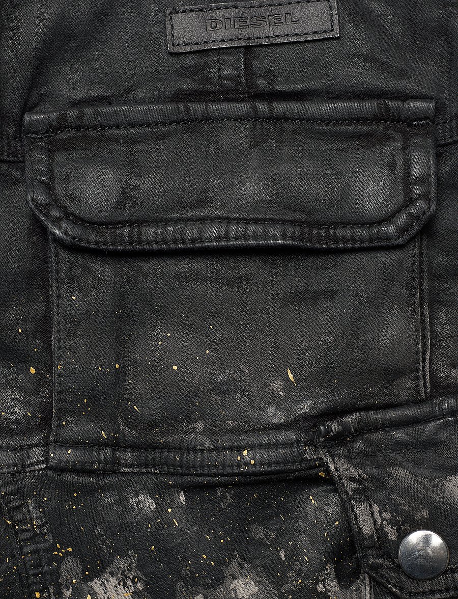 Diesel - GAMATA JJJ SKIRT - nederdele - denim nero - 4