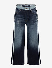 Diesel - WIDEE-J TROUSERS - hosen mit weitem bein - denim - 0