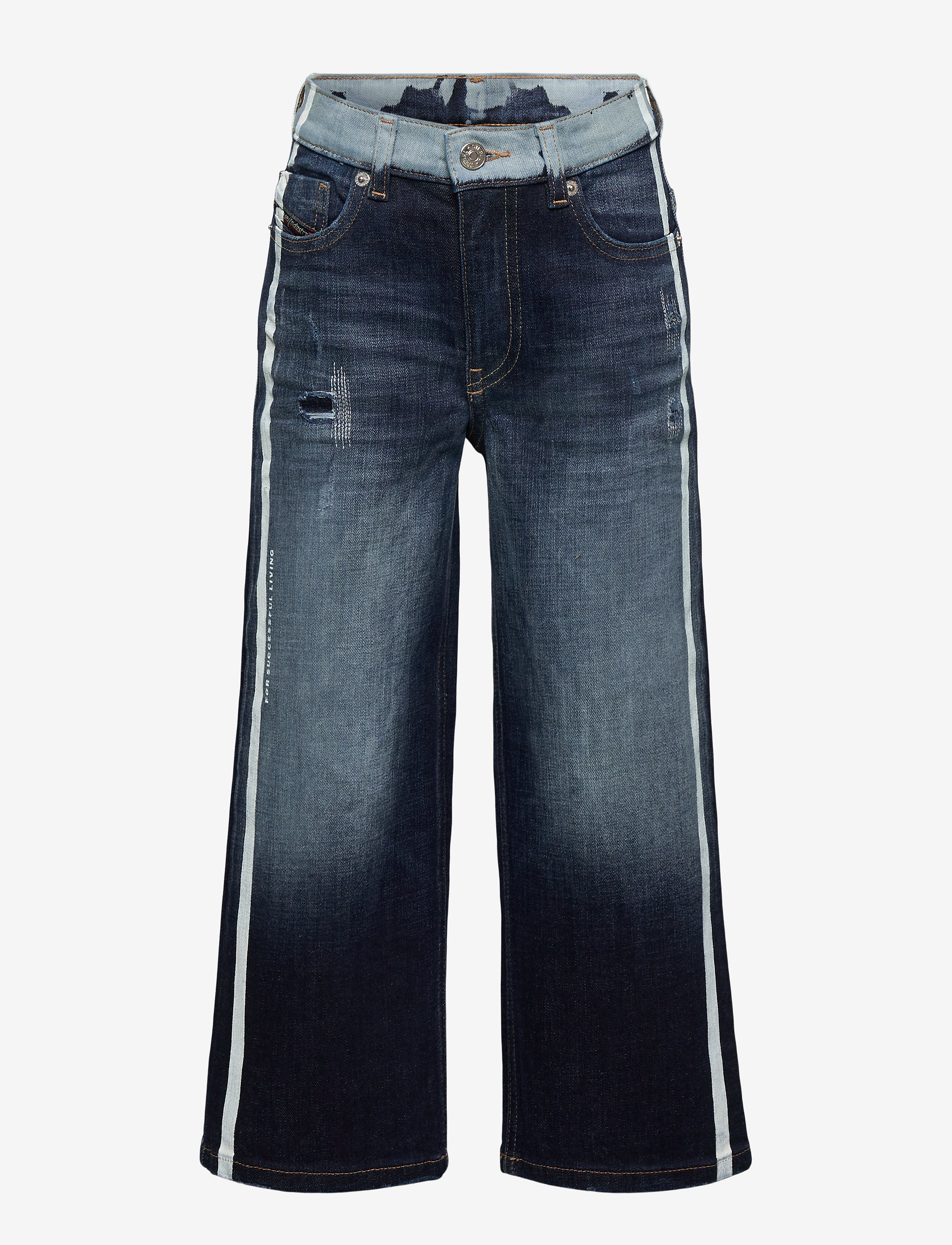 Diesel WIDEE-J TROUSERS - Underdele - DENIM / blue