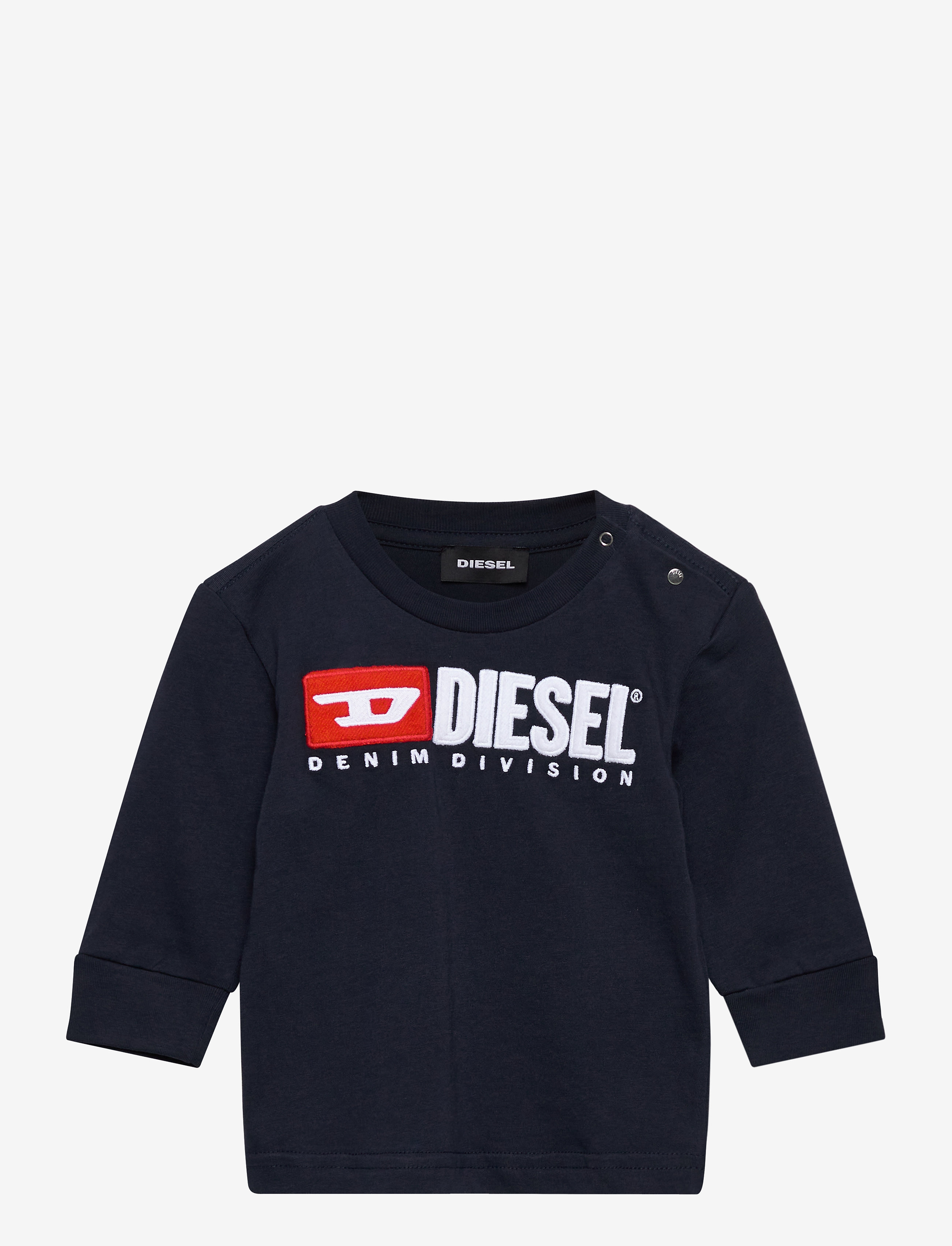 Diesel - TJUSTDIVISIONB ML T-SHIRT - dark blue - 0