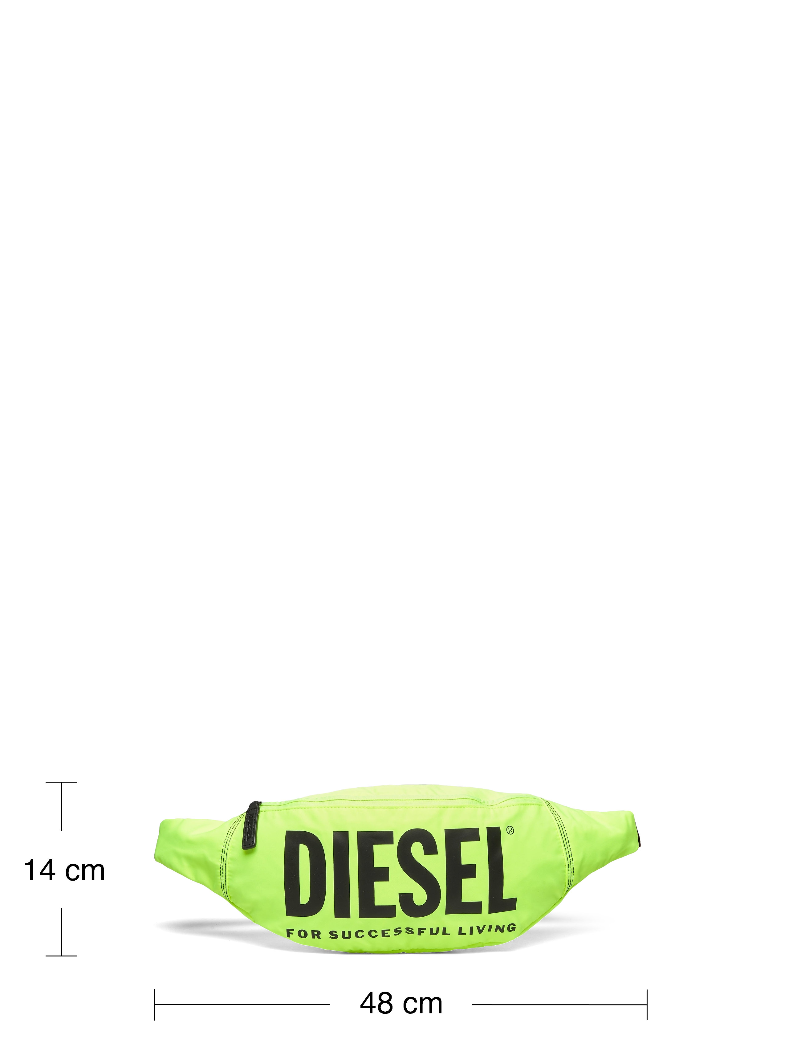 Diesel - BOLD MAXIBELT belt bag - bæltetasker - fluo yellow - 4