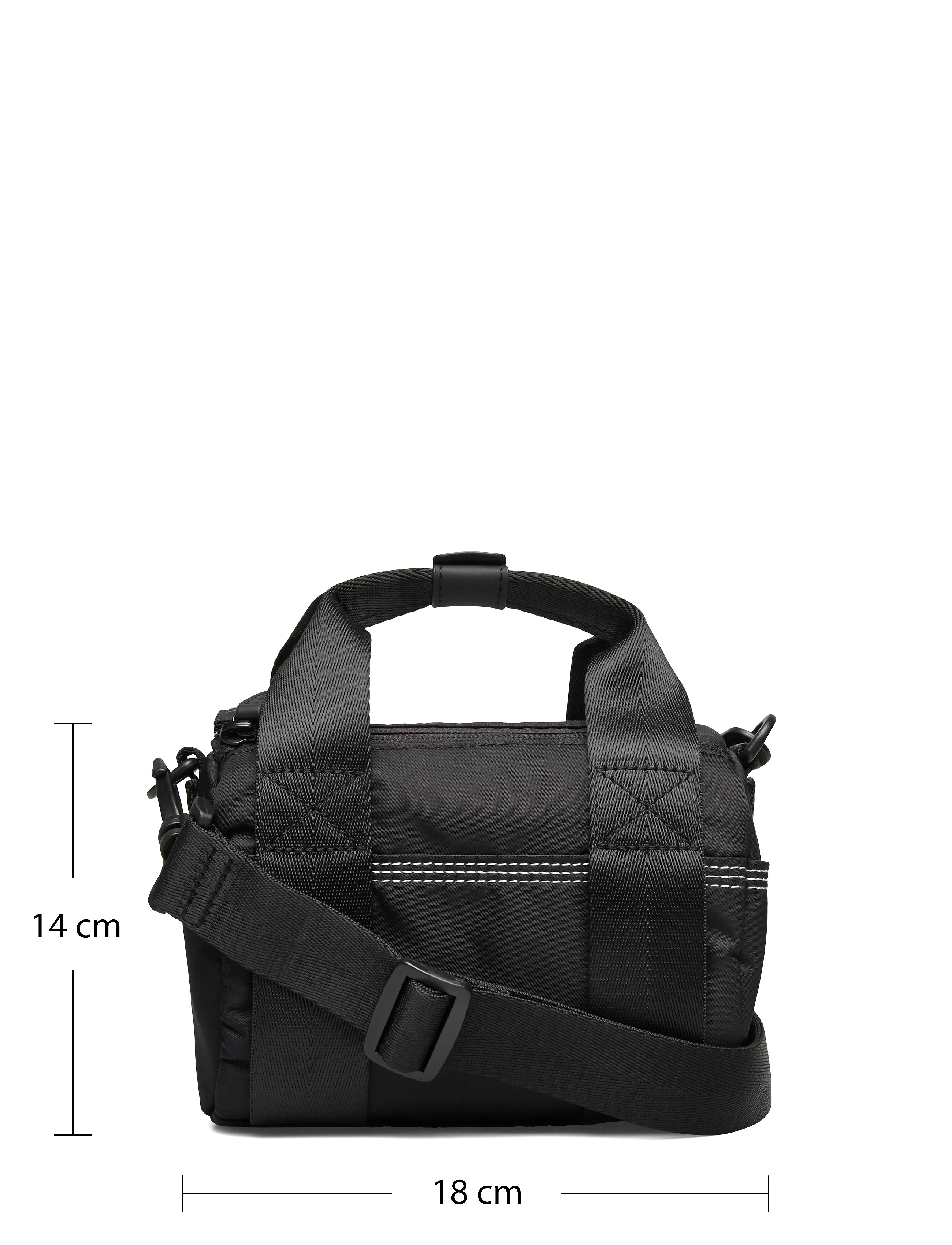 Diesel - MINI DUFFLE handbag - sportstasker - black - 4