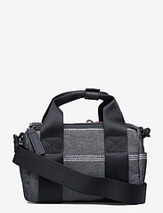 Diesel - MINI DUFFLE handbag - sportstasker - black denim - 0