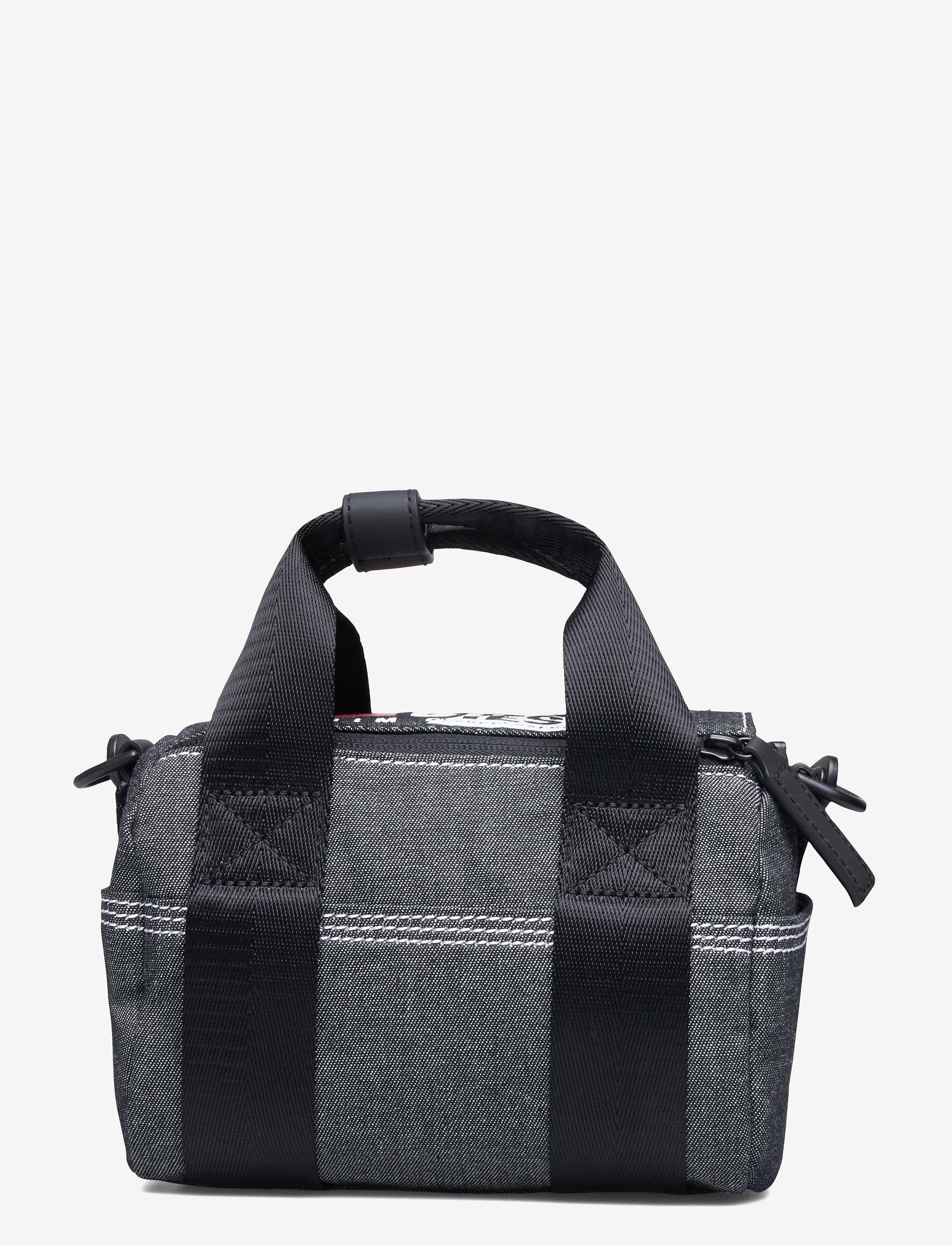 Diesel - MINI DUFFLE handbag - sportstasker - black denim - 1