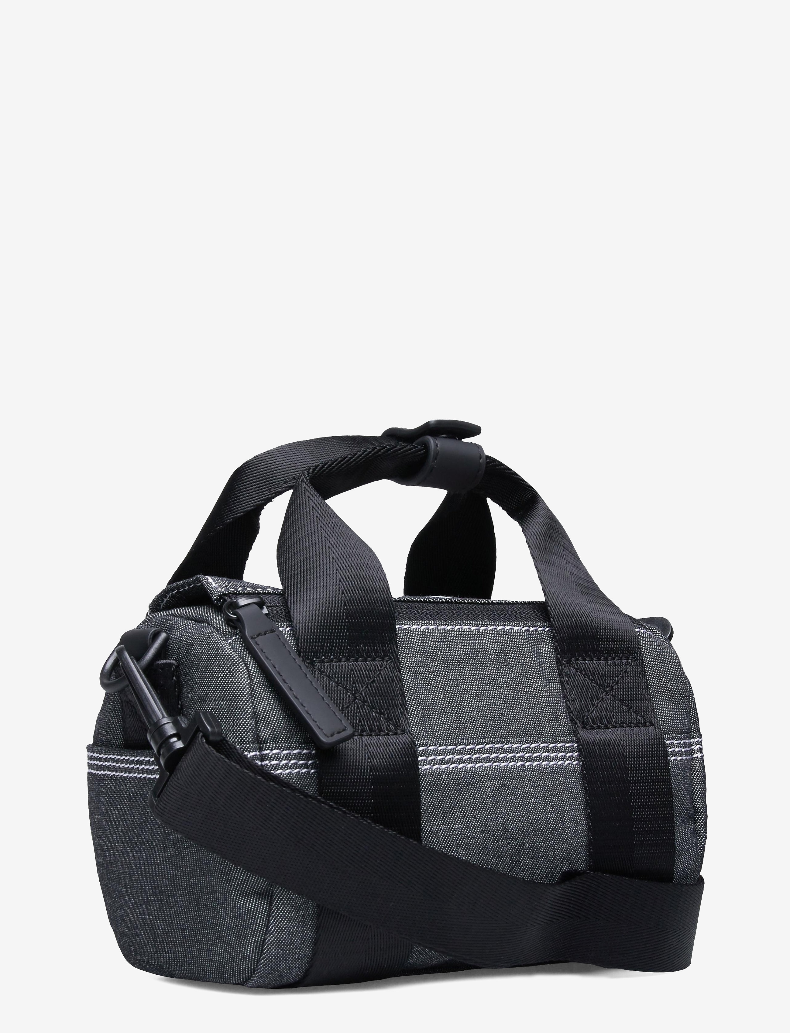 Diesel - MINI DUFFLE handbag - sportstasker - black denim - 2