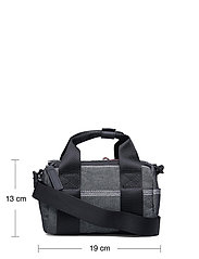 Diesel - MINI DUFFLE handbag - sportstasker - black denim - 4