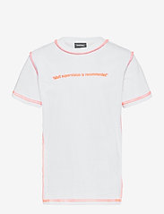 Diesel - TJUSEAM T-SHIRT - kortærmede t-shirts - bianco - 0