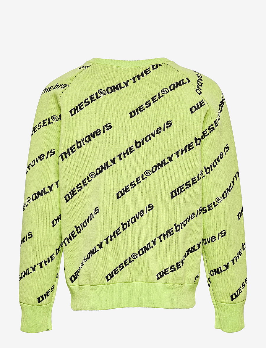 Diesel - KDAVIS MAGLIA - neulepuserot - lime fluo - 1