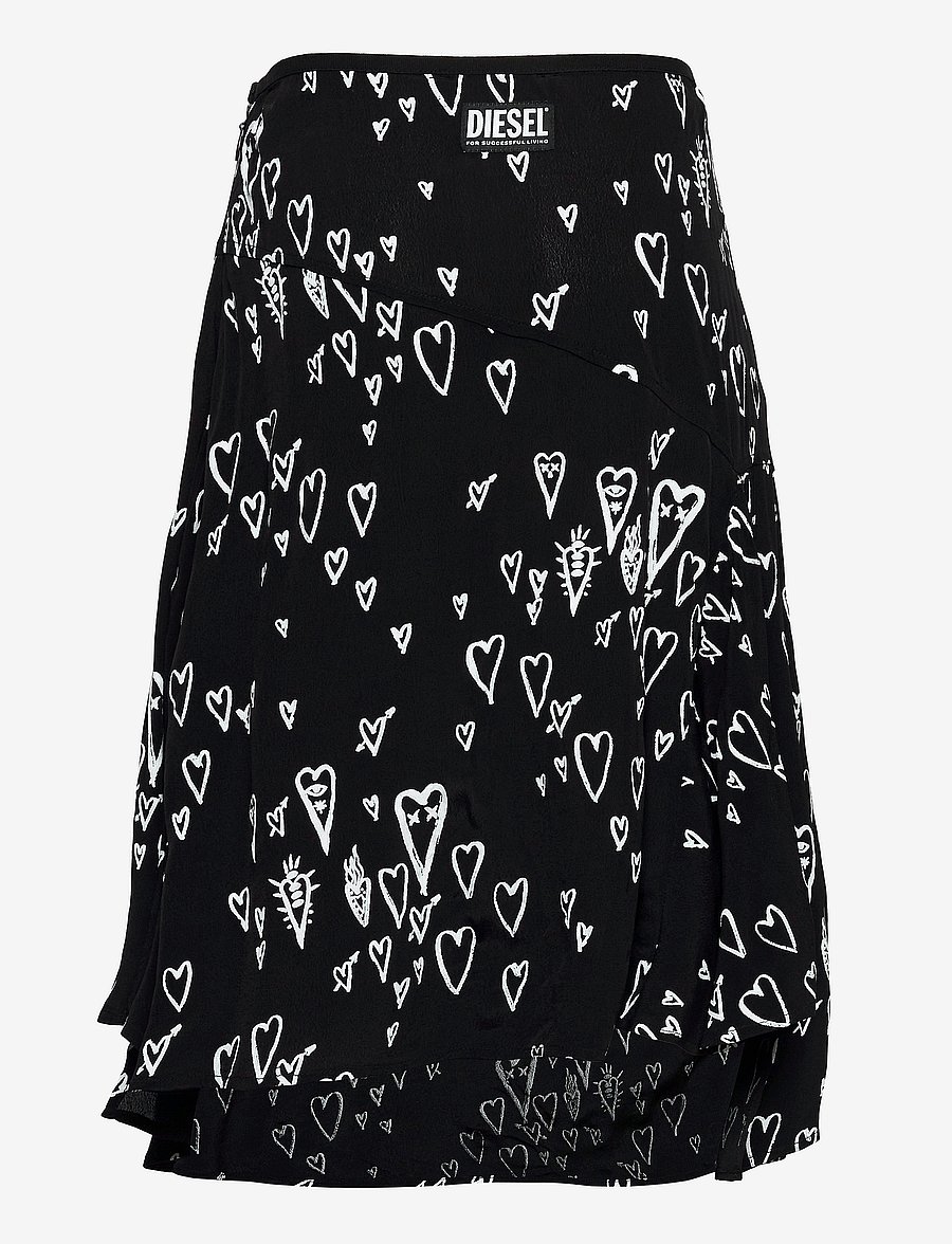 Diesel - GYSPRING GONNA - maxi skirts - nero - 1