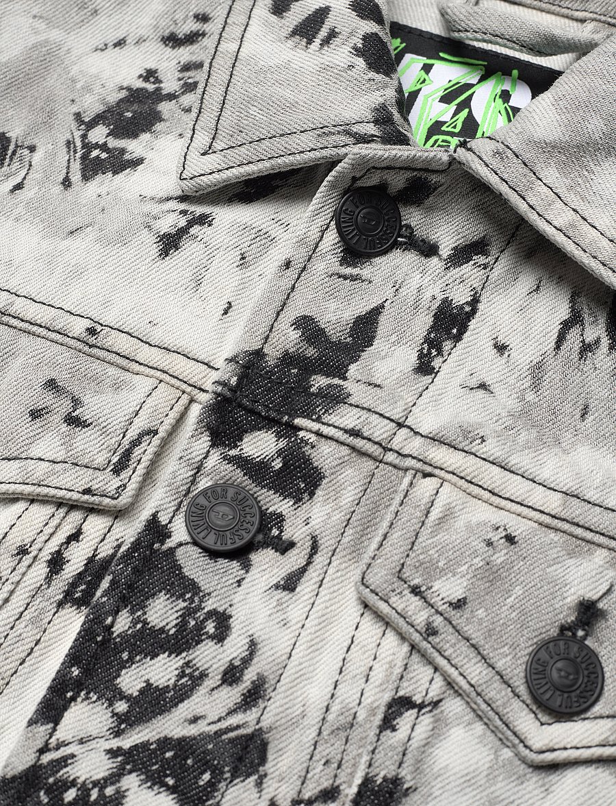 Diesel - JNHILL-SP JACKET - dżinsowa - denim nero - 2
