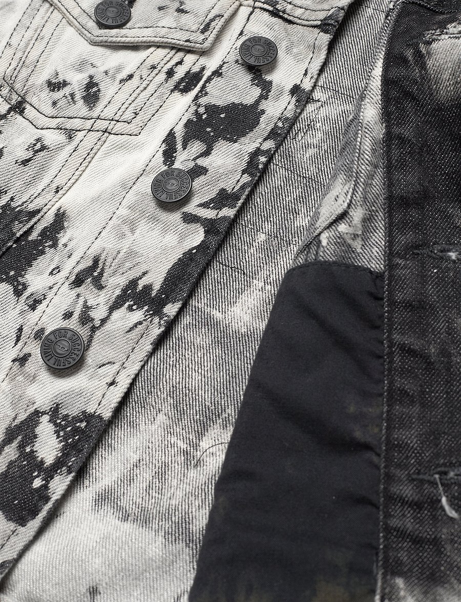 Diesel - JNHILL-SP JACKET - dżinsowa - denim nero - 4
