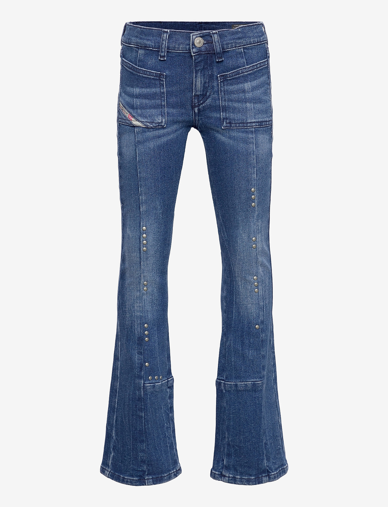 Diesel - D-EBBEY-J SP2 TROUSERS - bootcut jeans - denim - 0