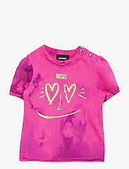 Diesel - TINTDB T-SHIRT - t-krekli ar īsām piedurknēm - deep rose - 0