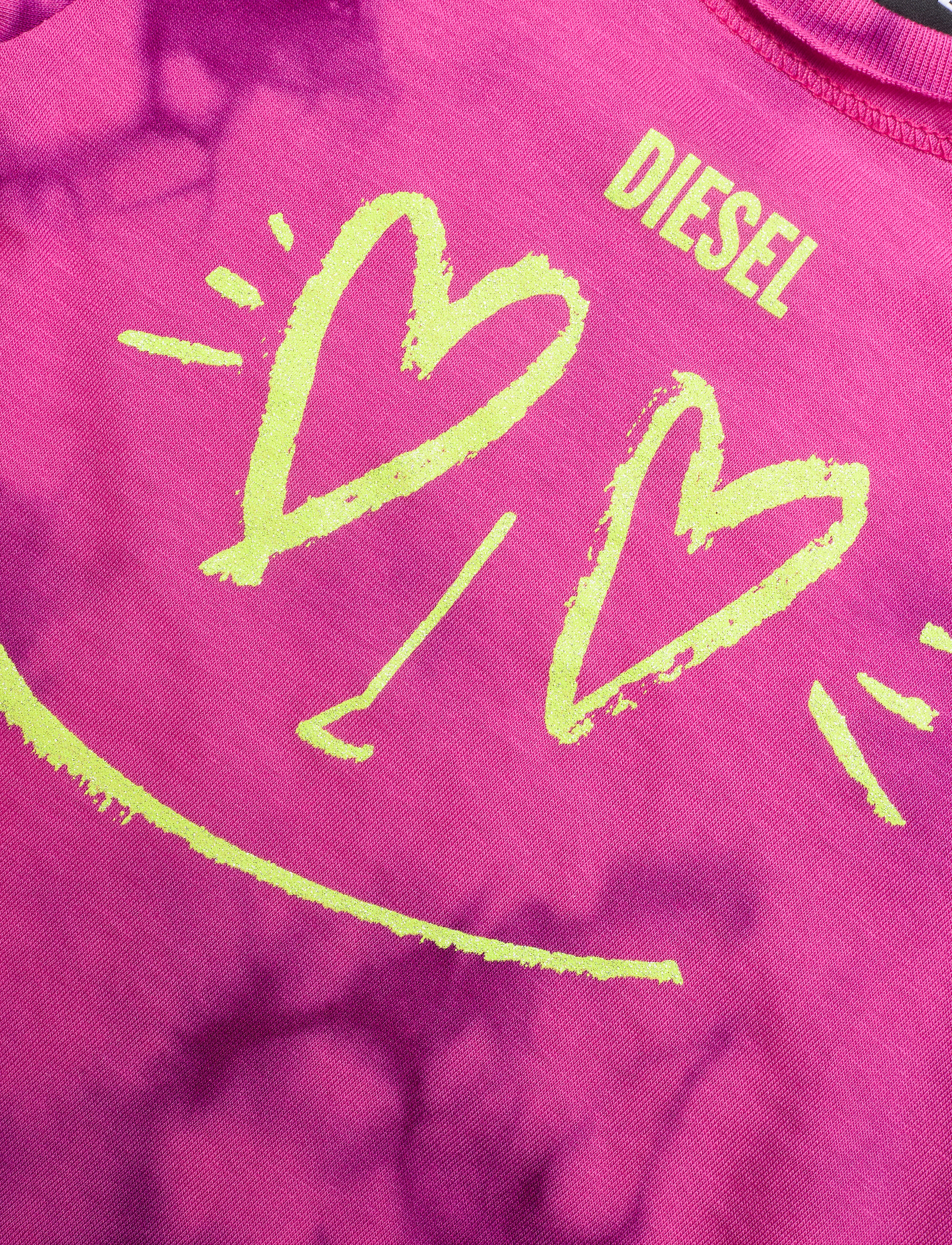 Diesel - TINTDB T-SHIRT - short-sleeved t-shirts - deep rose - 2