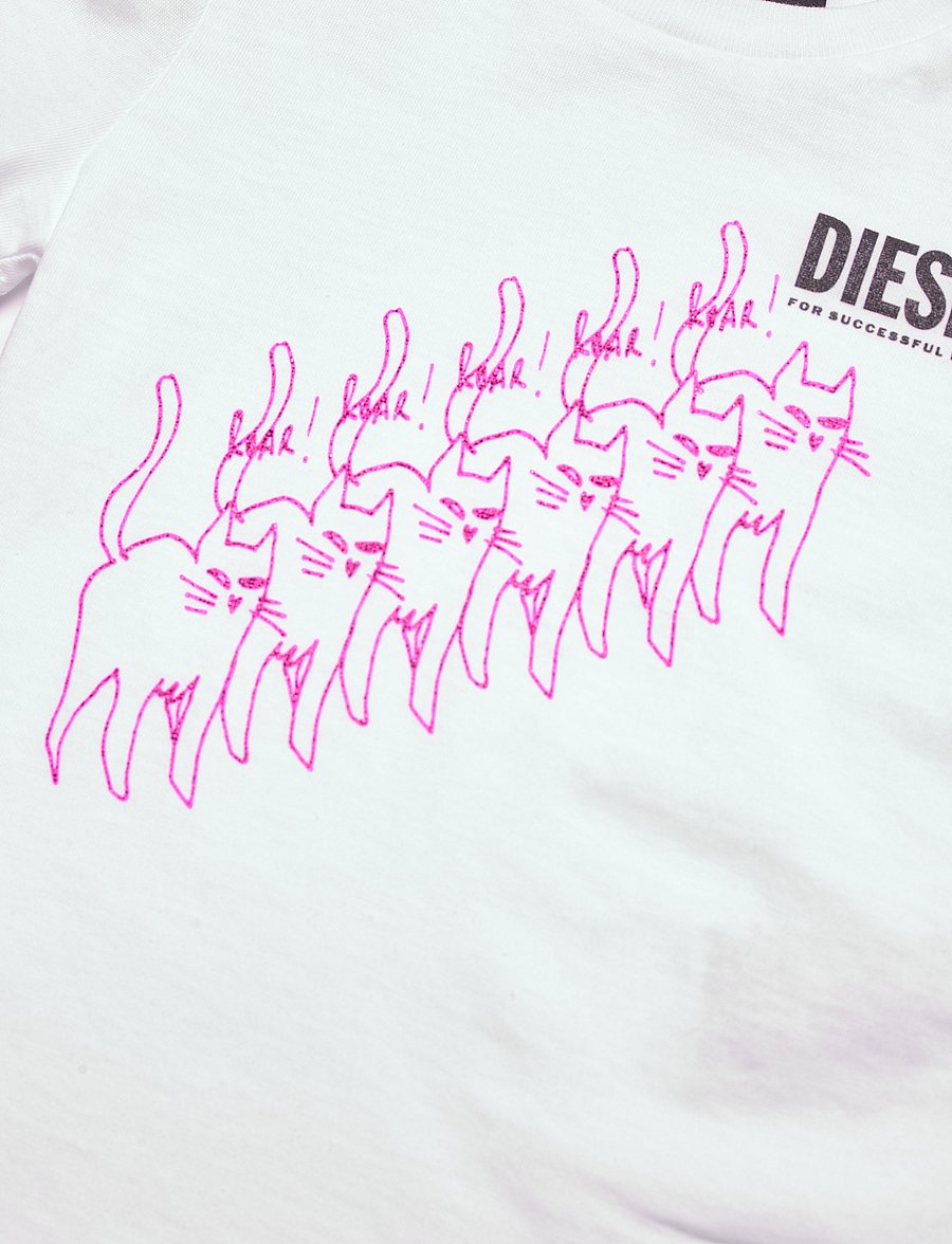 Diesel - TLOPPIB T-SHIRT - kurzärmelige - bianco - 2