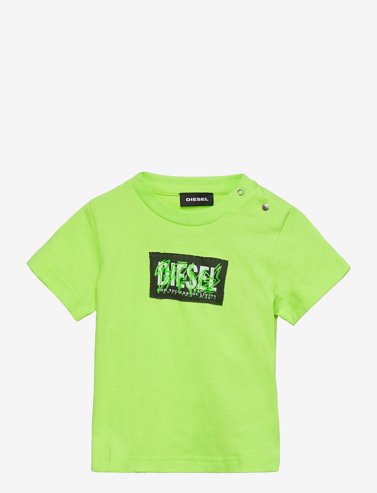 Diesel - TJUSTX62B T-SHIRT - short-sleeved t-shirts - lime fluo - 0