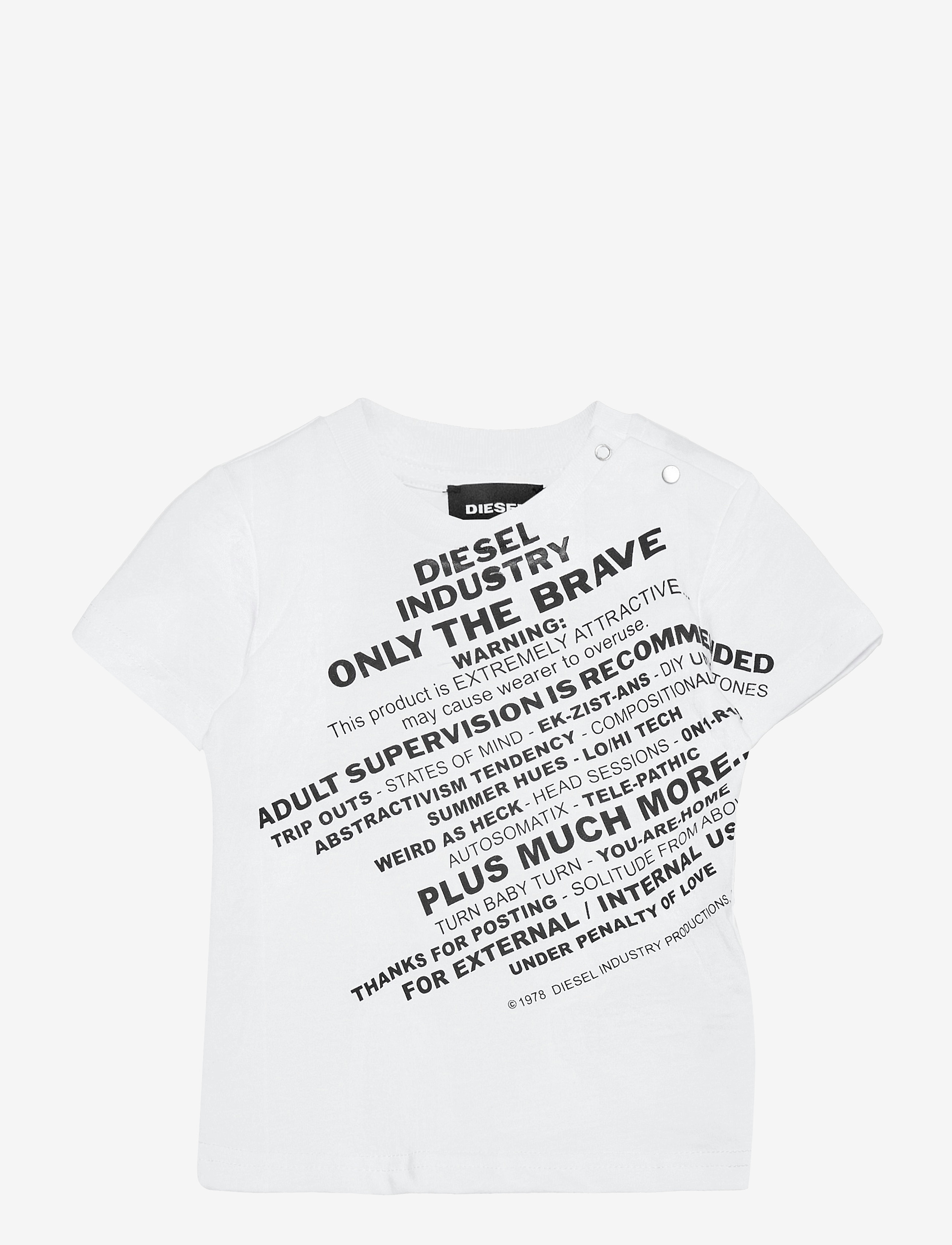 Diesel TDIEGOS3B MAGLIETTA - DIESEL - BIANCO / white