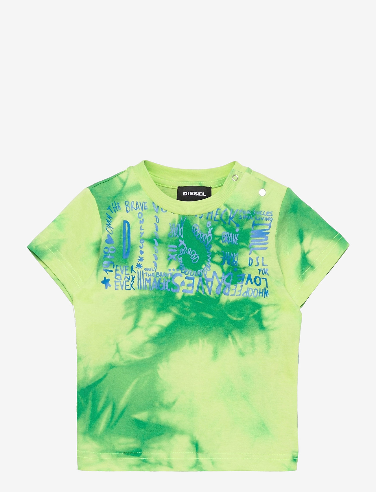 Diesel - TIMMYB T-SHIRT - kortärmade t-shirts - lime fluo - 0