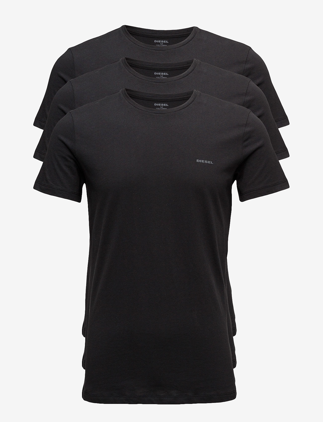 Diesel - UMTEE-JAKETHREEPACK  T-SHIRT - caviar - 0