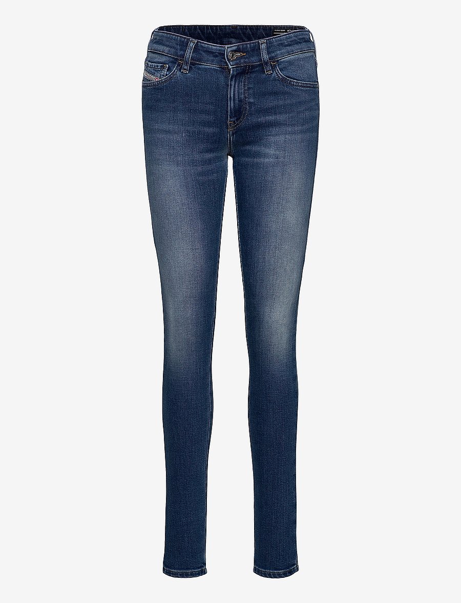 Diesel - SLANDY L.34 TROUSERS - skinny jeans - denim - 0