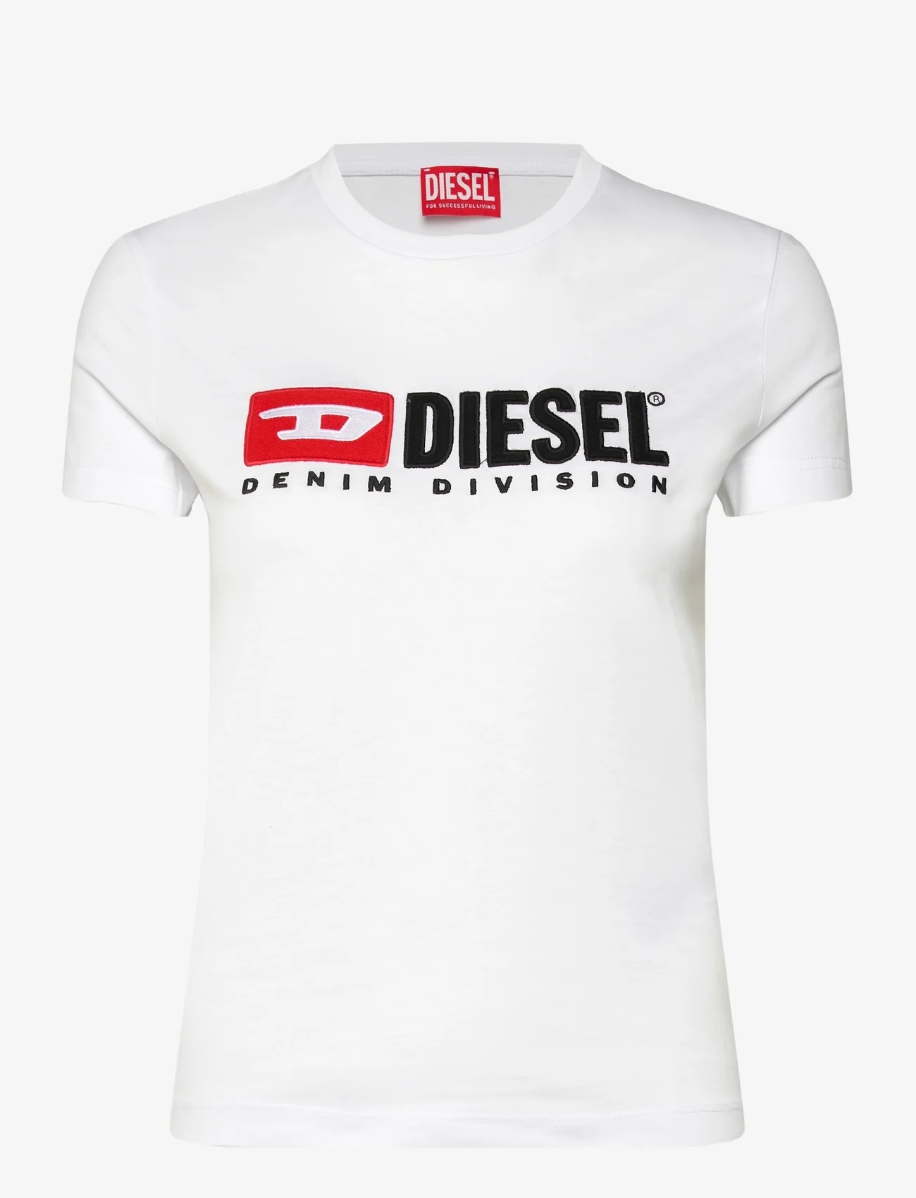 Diesel - T-SLI-DIV T-SHIRT - t-skjorter - white - 0