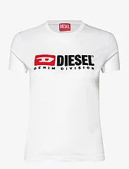 Diesel - T-SLI-DIV T-SHIRT - t-skjorter - white - 0