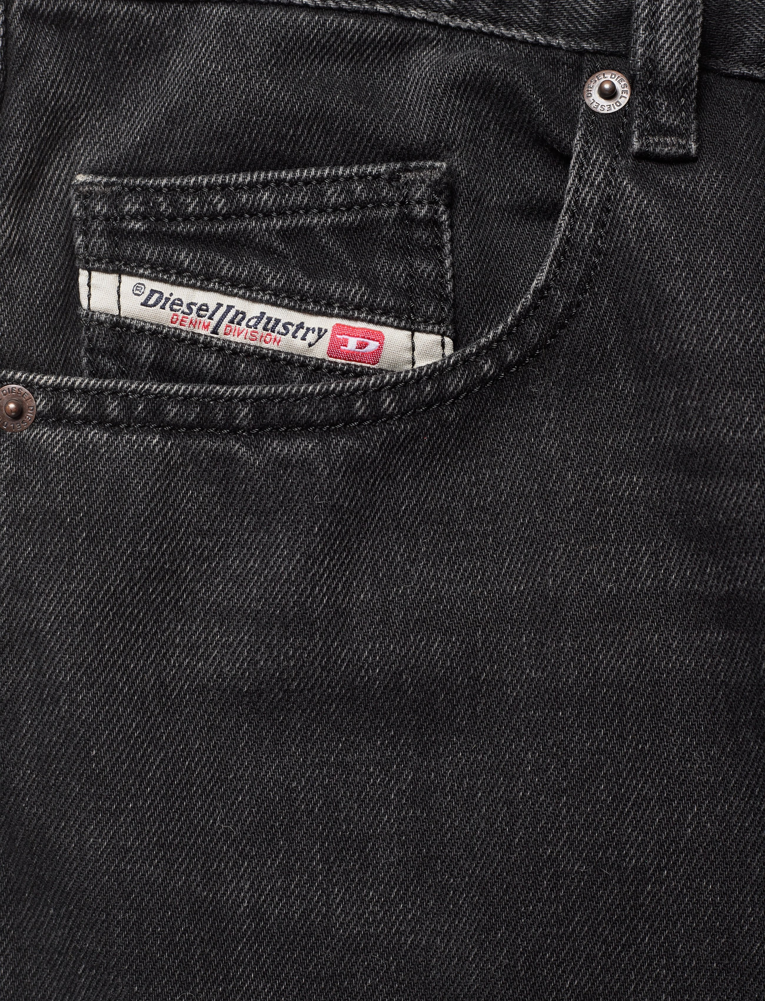Diesel - 2020 D-VIKER TROUSERS - regular jeans - black/denim - 2