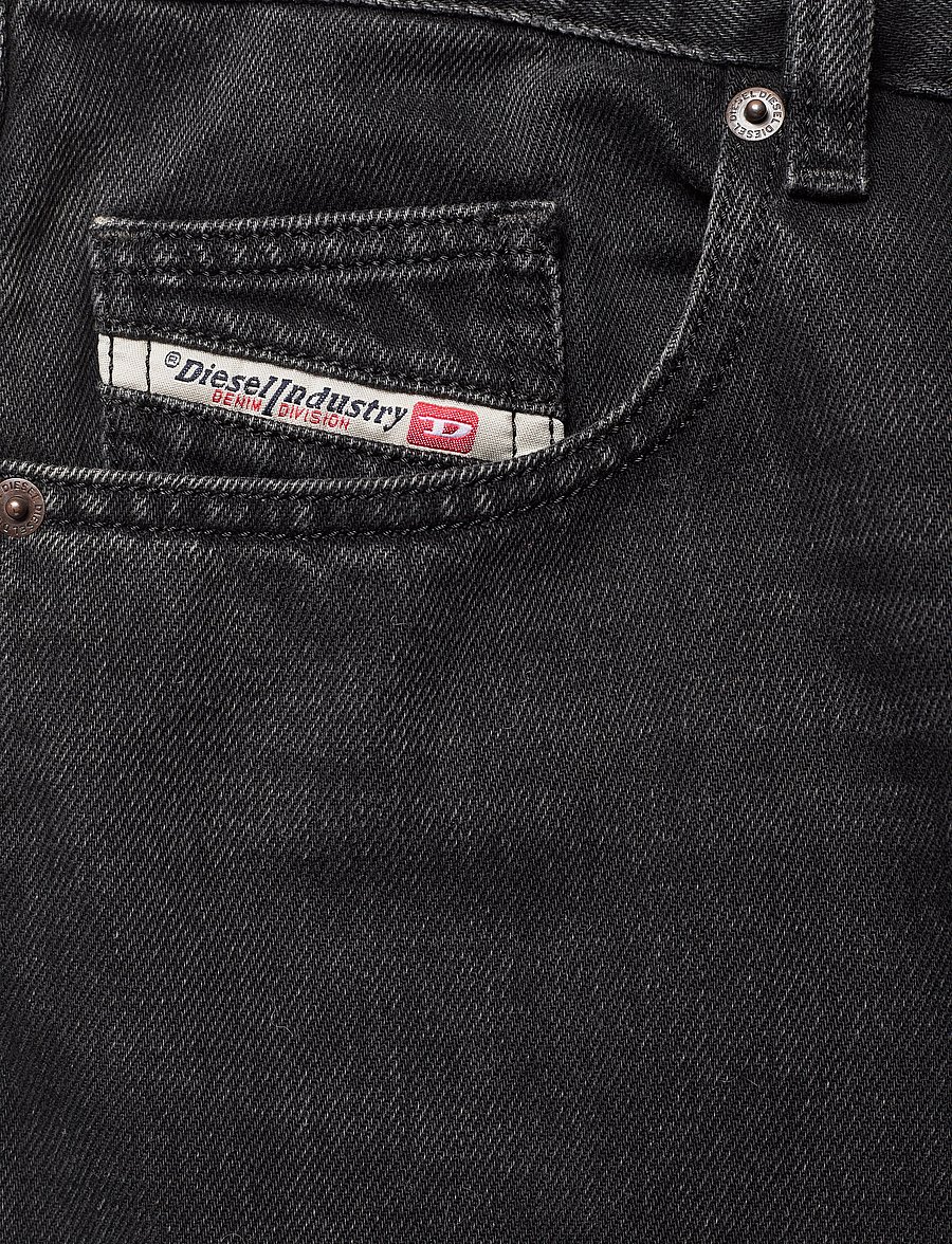 Diesel - 2020 D-VIKER TROUSERS - regular jeans - black/denim - 2