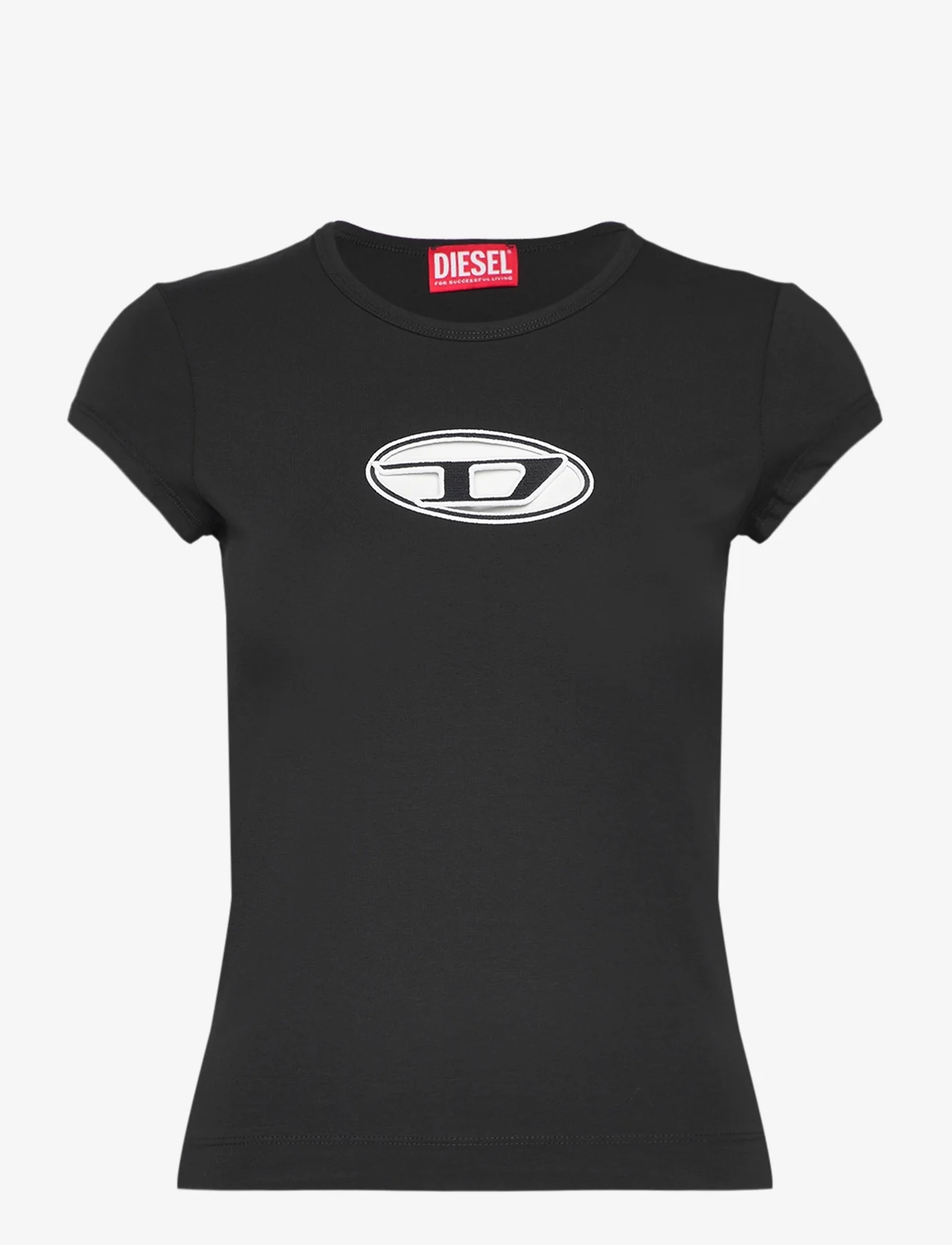 Diesel - T-ANGIE T-SHIRT - marškinėliai - deep/black - 0