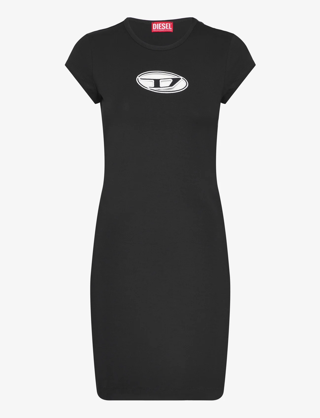 Diesel - D-ANGIEL DRESS - marškinėlių tipo suknelės - deep/black - 0
