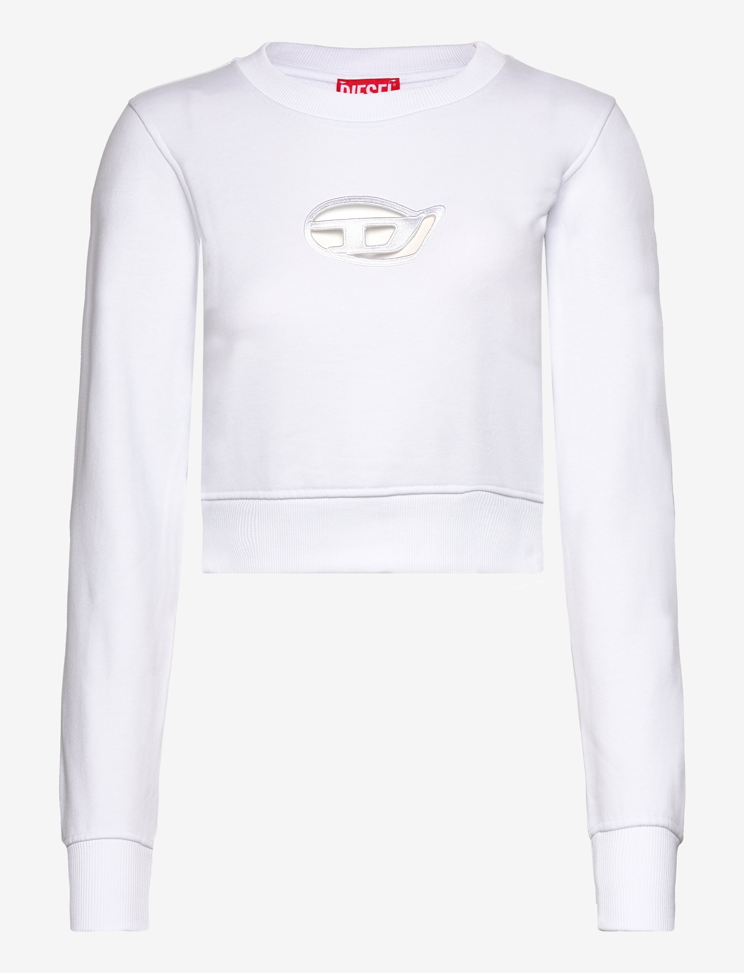 Diesel F-SLIMMY-OD SWEAT-SHIRT - DIESEL - WHITE / white