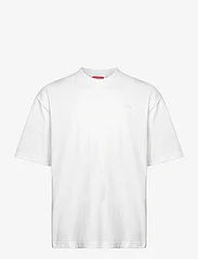 Diesel - T-BOGGY-MEGOVAL-D T-SHIRT - kortærmede t-shirts - bright white - 0