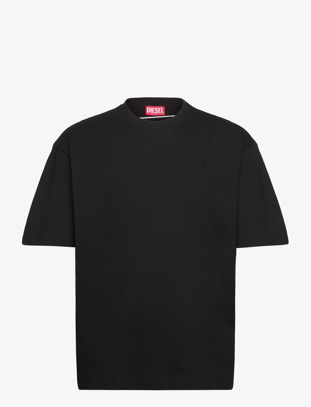 Diesel - T-BOGGY-MEGOVAL-D T-SHIRT - short-sleeved t-shirts - deep/black - 0