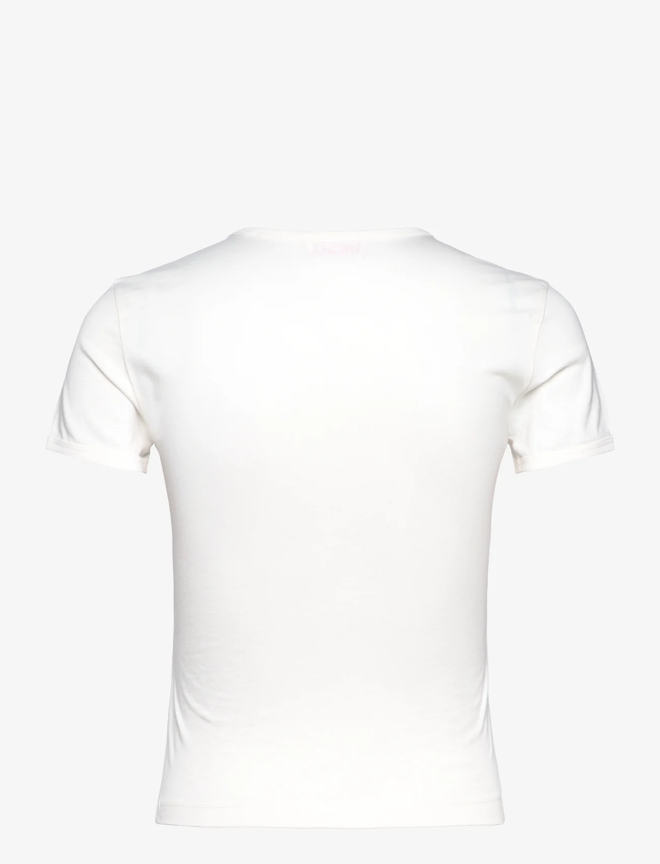 Diesel - T-UNCUTIE-LONG-N7 T-SHIRT - t-skjorter - off white - 1