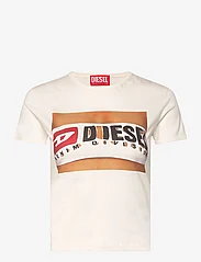 Diesel - T-UNCUTIE-LONG-N17 T-SHIRT - marškinėliai - off white - 0