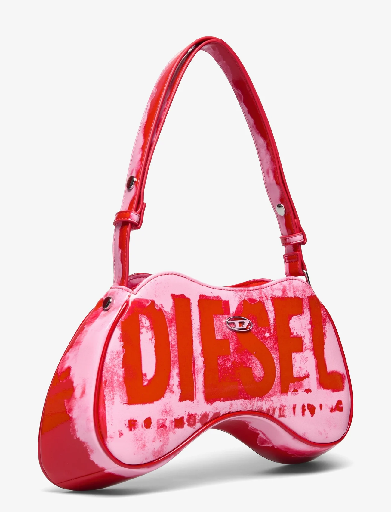 Diesel - PLAY PLAY SHOULDER cross bodybag - pink/red - 1