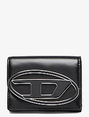 Diesel - 1DR 1DR TRI FOLD COIN XS II wallet - piniginės - black - 0
