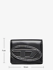Diesel - 1DR 1DR TRI FOLD COIN XS II wallet - plånböcker - black - 3