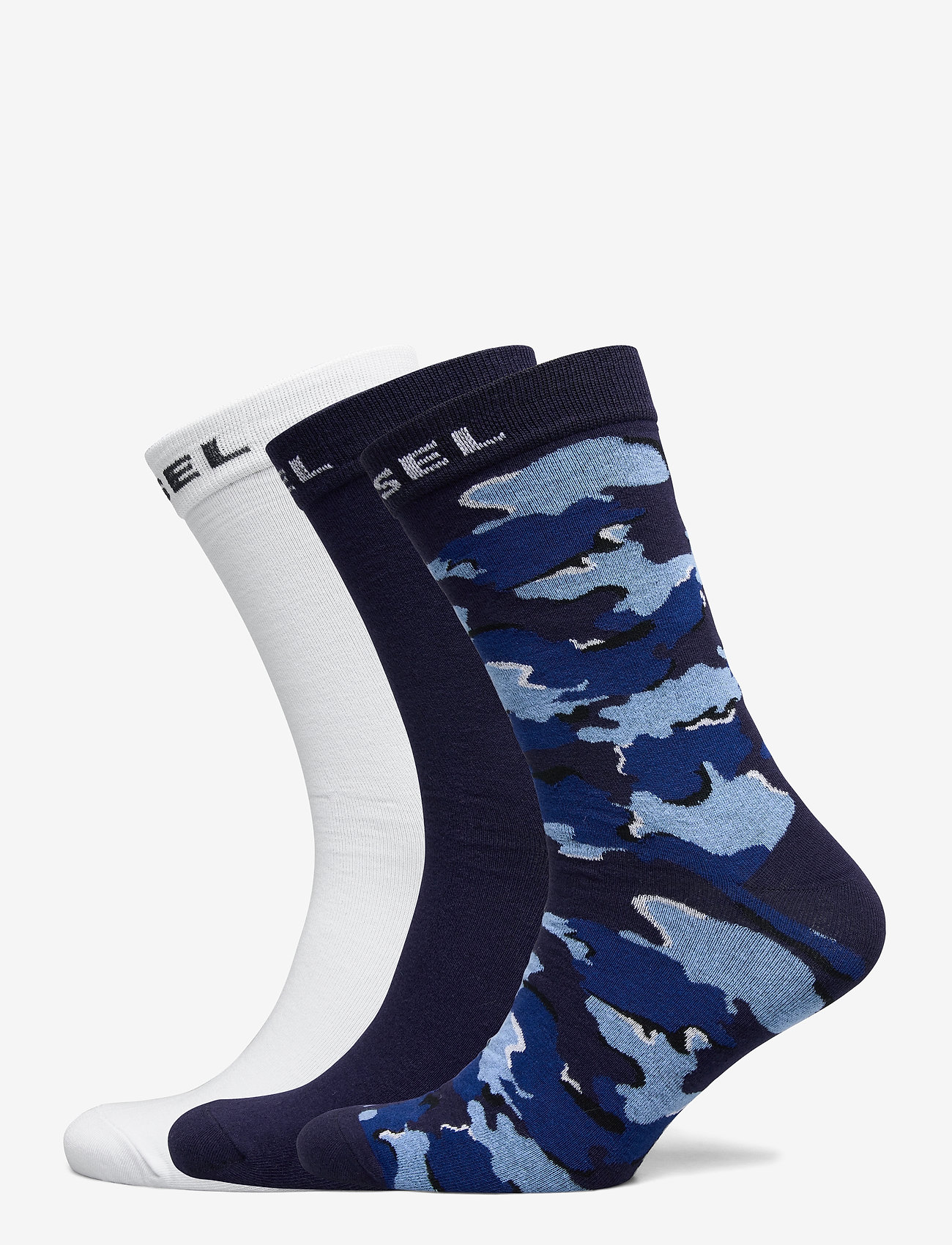 Diesel - SKM-RAY-THREEPACK  SOCKS - ah8at+ah8bw+ah89v+ah100 - 0