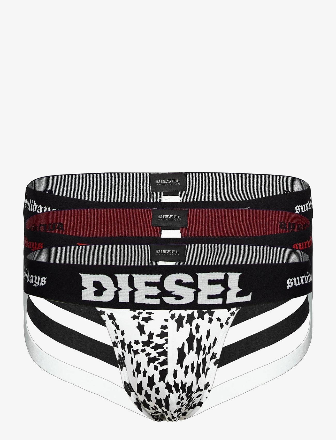 Diesel - UMBR-JOCKYTHREEPACK Jockstrap - ah900+ah900+ah100 - 0