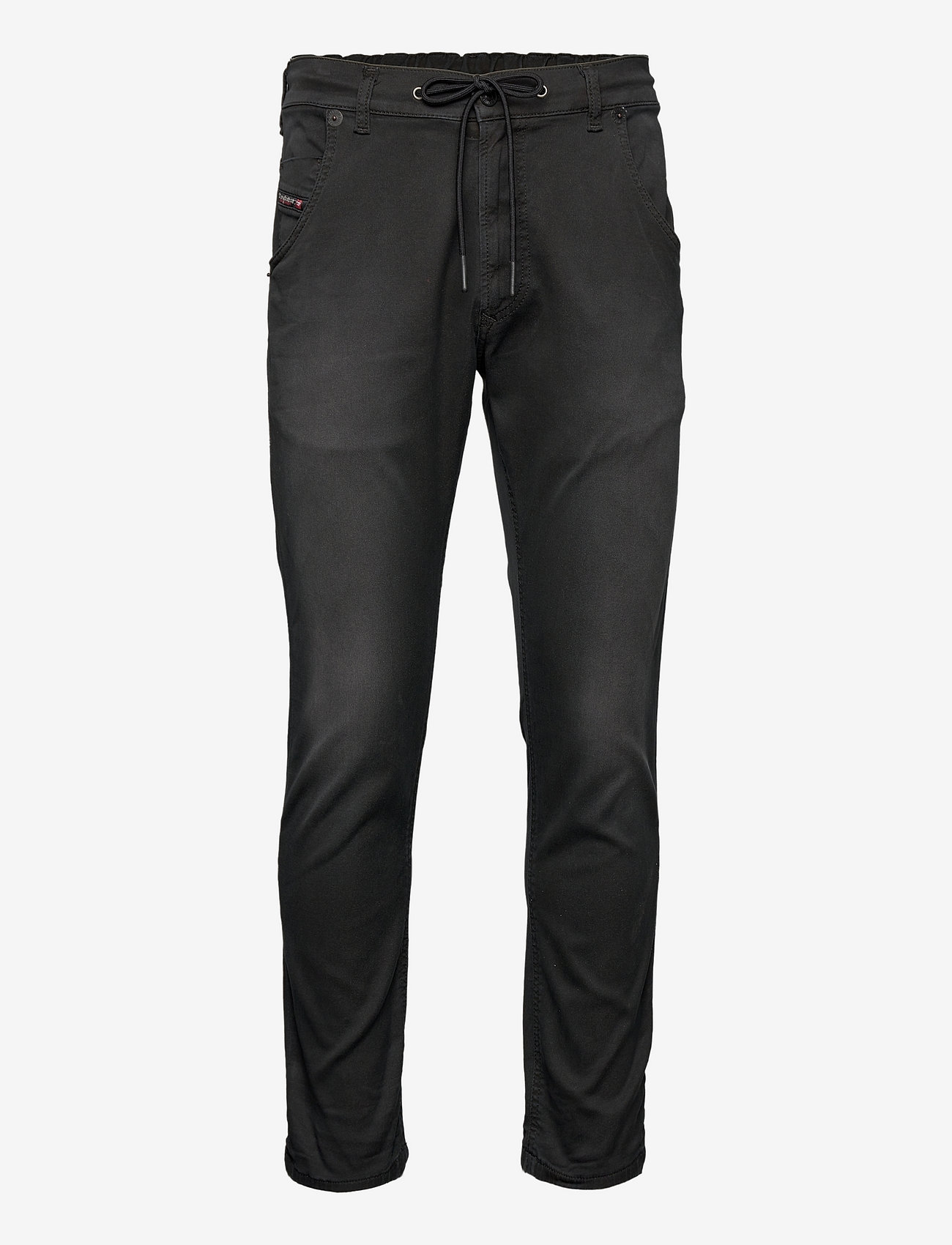Diesel - KROOLEY-E-NE Sweat jeans - džinsa bikses ar tievām starām - black - 0