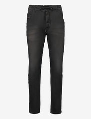 Diesel - KROOLEY-E-NE Sweat jeans - tapered jeans - black - 0