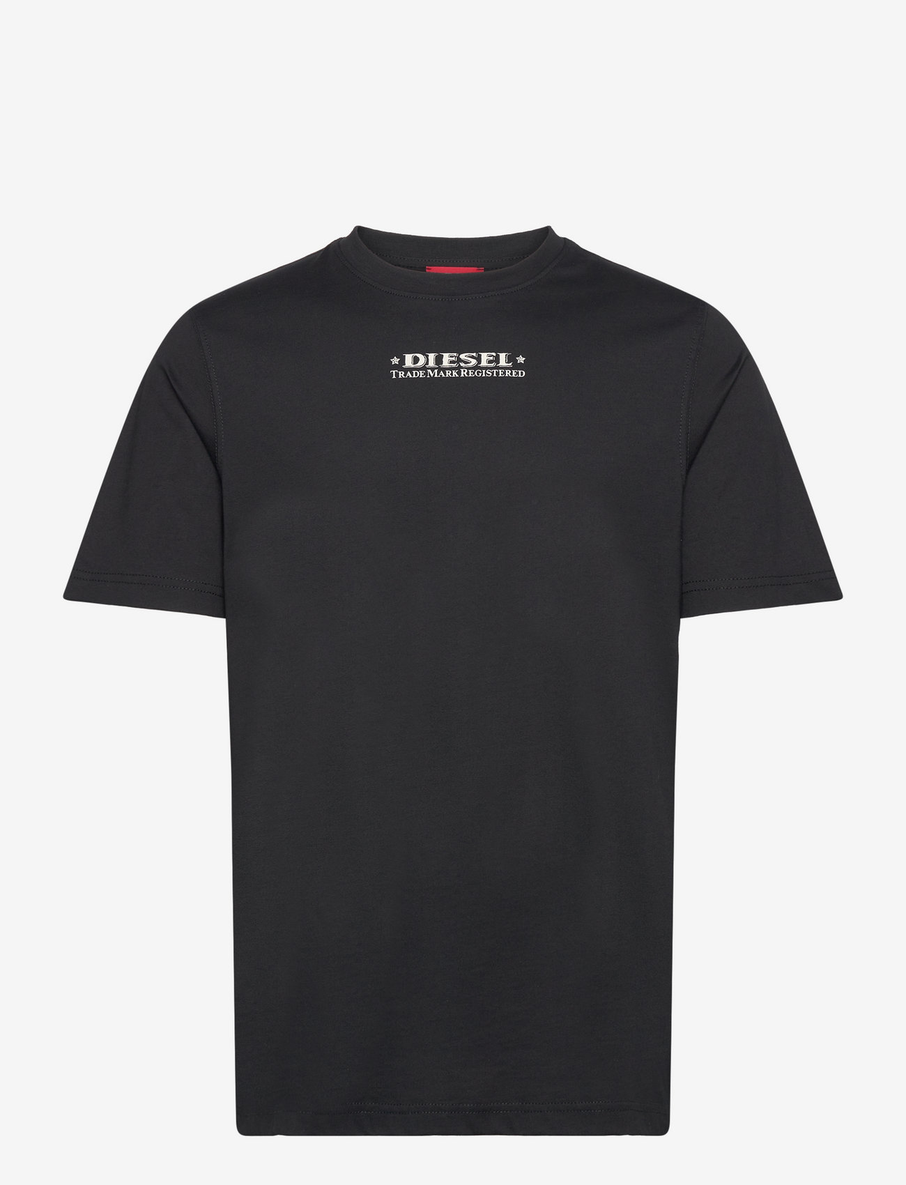Diesel - T-JUST-L4 T-SHIRT - kortärmade t-shirts - black - 0