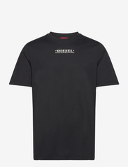 Diesel - T-JUST-L4 T-SHIRT - kortärmade t-shirts - black - 0