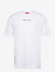 Diesel - T-JUST-L4 T-SHIRT - kortärmade t-shirts - white - 0